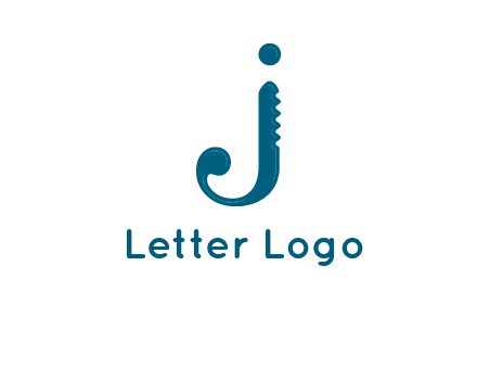 cutter combined with letter j initial