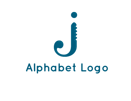 cutter combined with letter j initial