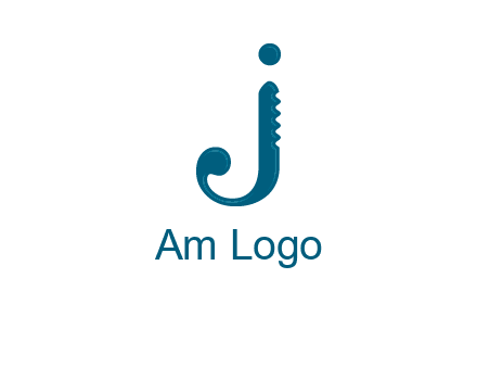 cutter combined with letter j initial
