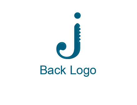 cutter combined with letter j initial