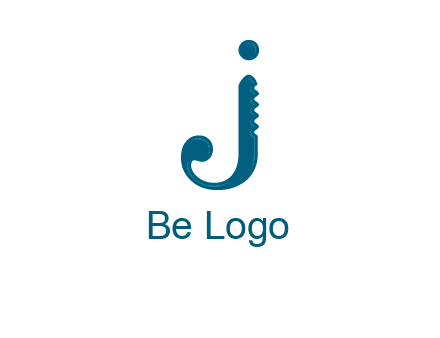 cutter combined with letter j initial