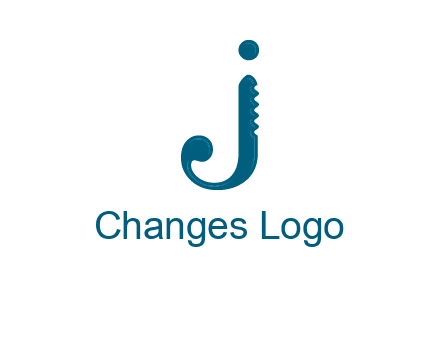 cutter combined with letter j initial