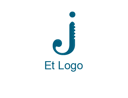 cutter combined with letter j initial