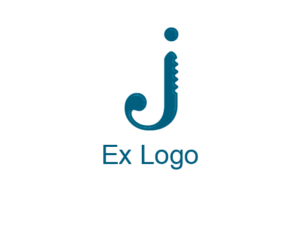 cutter combined with letter j initial