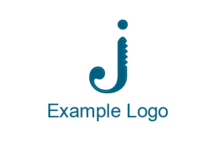 cutter combined with letter j initial