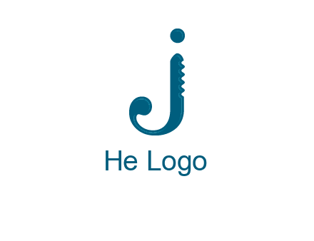 cutter combined with letter j initial