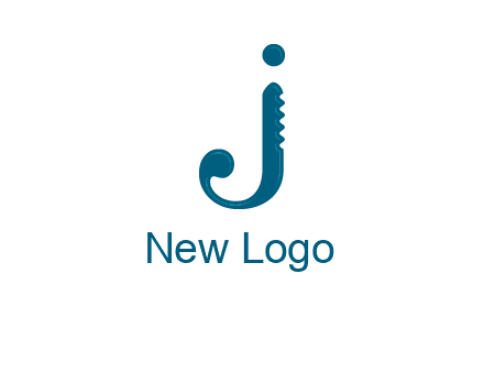 cutter combined with letter j initial