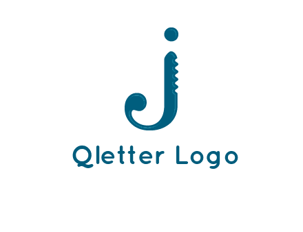cutter combined with letter j initial