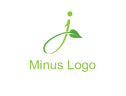 leaf merged with letter j initial