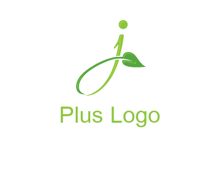 leaf merged with letter j initial