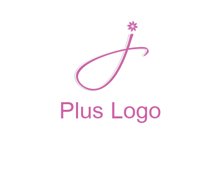 letter j with flower initial