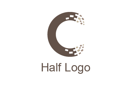 digital letter c logo
