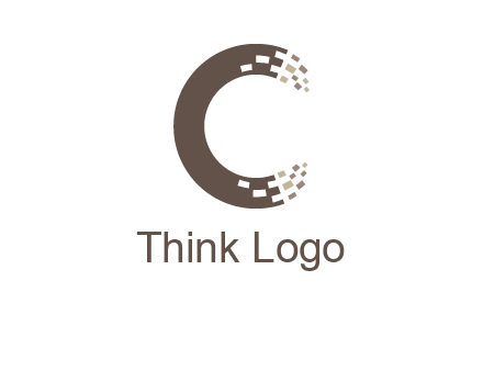 digital letter c logo