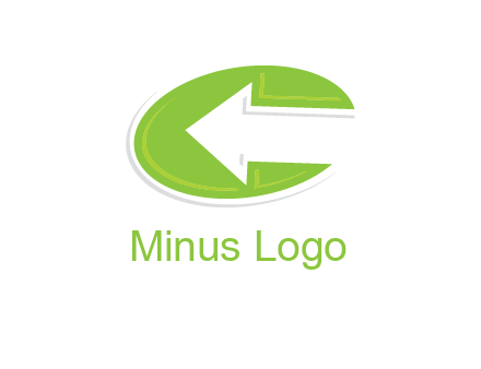arrow moving inside letter c logo