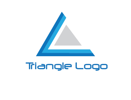 triangle forming letter c logo