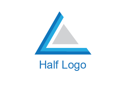 triangle forming letter c logo
