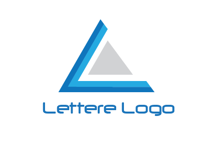 triangle forming letter c logo