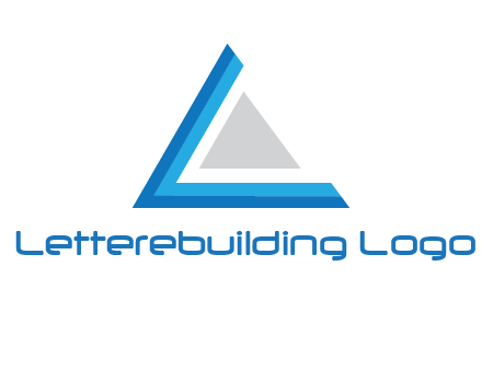 triangle forming letter c logo