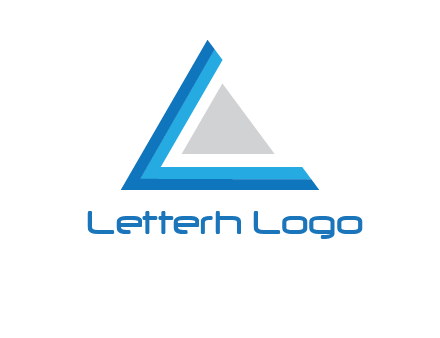 triangle forming letter c logo