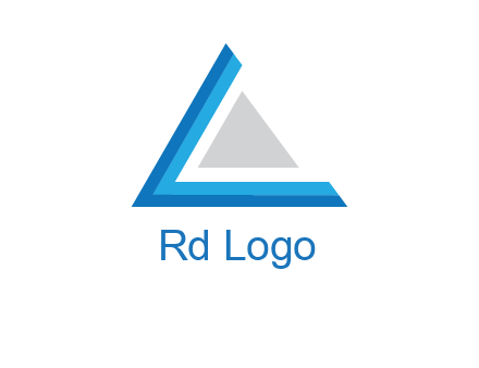triangle forming letter c logo
