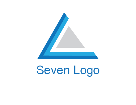 triangle forming letter c logo