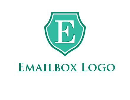letter e inside the shield logo