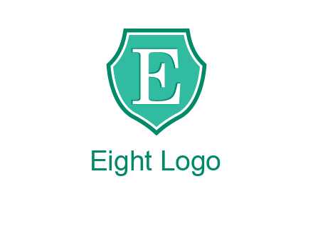 letter e inside the shield logo