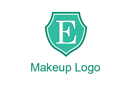 letter e inside the shield logo