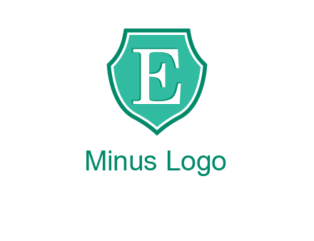 letter e inside the shield logo