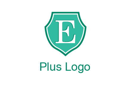 letter e inside the shield logo