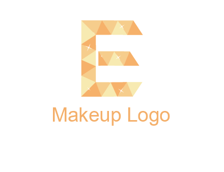 triangles forming letter e with stars logo