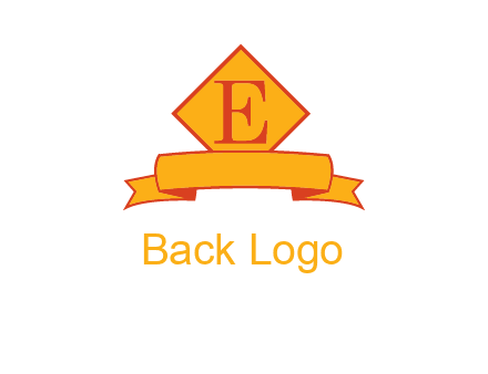 letter e inside the emblem logo