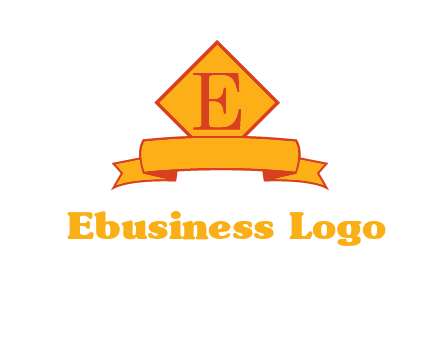 letter e inside the emblem logo