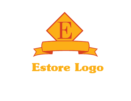 letter e inside the emblem logo