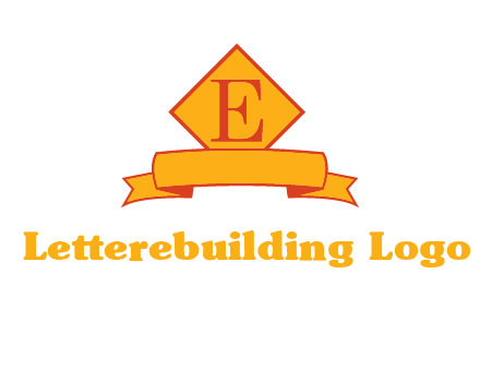 letter e inside the emblem logo