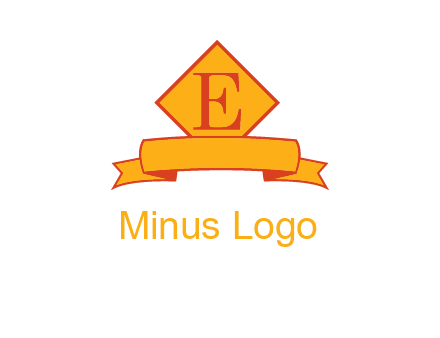 letter e inside the emblem logo