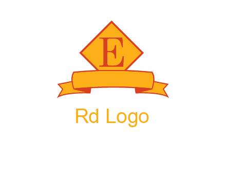 letter e inside the emblem logo