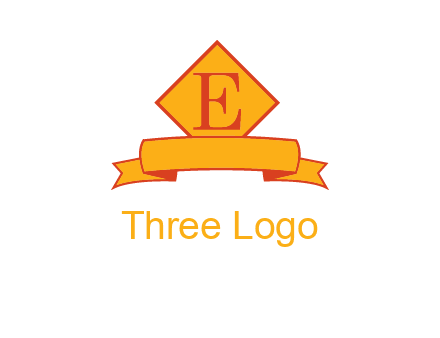 letter e inside the emblem logo