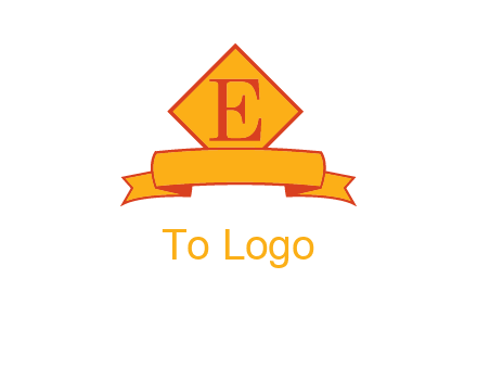 letter e inside the emblem logo
