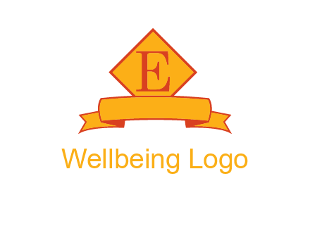 letter e inside the emblem logo