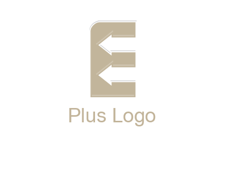 arrows inside the letter e logo