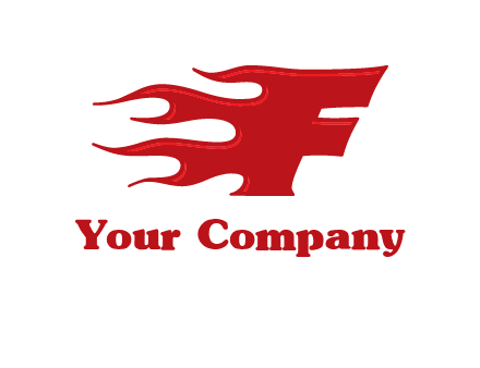 fire incorporated with letter f logo