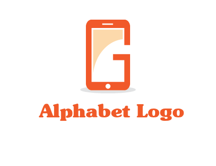 Cellphone incorporated with letter g