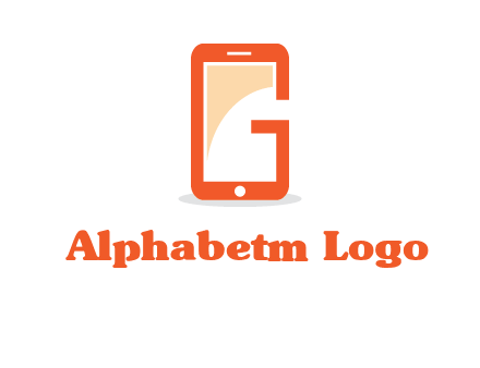 Cellphone incorporated with letter g