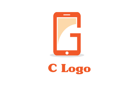Cellphone incorporated with letter g