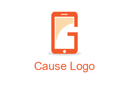 Cellphone incorporated with letter g