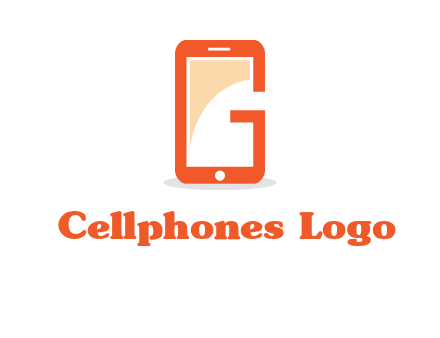 Cellphone incorporated with letter g