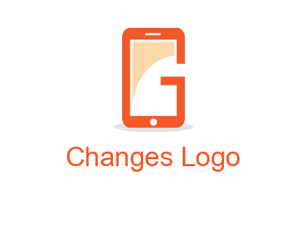 Cellphone incorporated with letter g