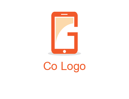 Cellphone incorporated with letter g
