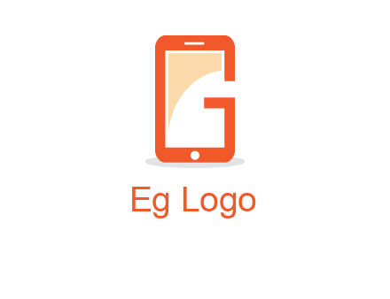 Cellphone incorporated with letter g
